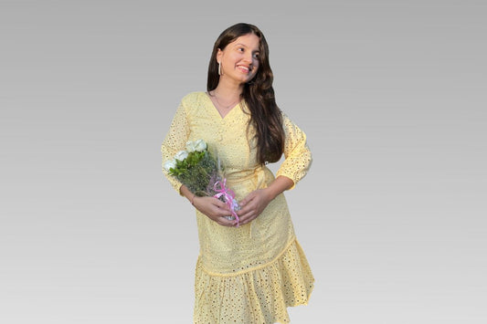 Lataree natural fabric western dress breathable lining comfortable Indian women