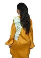 Mint Leaf Printed Cutaway Vest