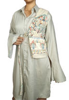 Multicolor Printed Cutaway Vest with Maharaja Elephant Design