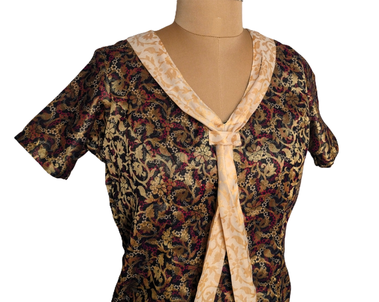 Floral Ruffled Mini Dress with Lace Tie - Lataree
